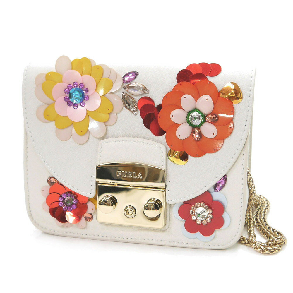 FURLA フルラ チェーンミニバッグ METROPOLIS CLIVIA / BOQ4(962828)ホワイト