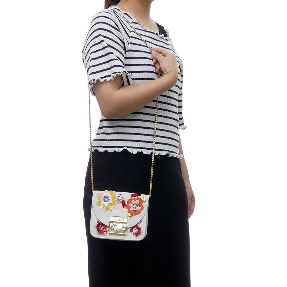 FURLA フルラ チェーンミニバッグ METROPOLIS CLIVIA BOQ4(962828)ホワイト