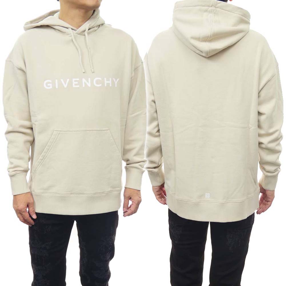 GIVENCHY ジバンシィ メンズプルオーバーパーカー BMJ0HC3YAC ベージュ