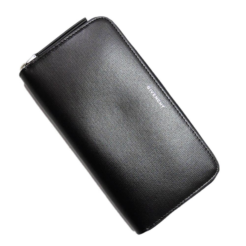 GIVENCHY ジバンシィ メンズラウンドファスナー長財布（小銭入れ付き） BK6097K1T4 ブラック