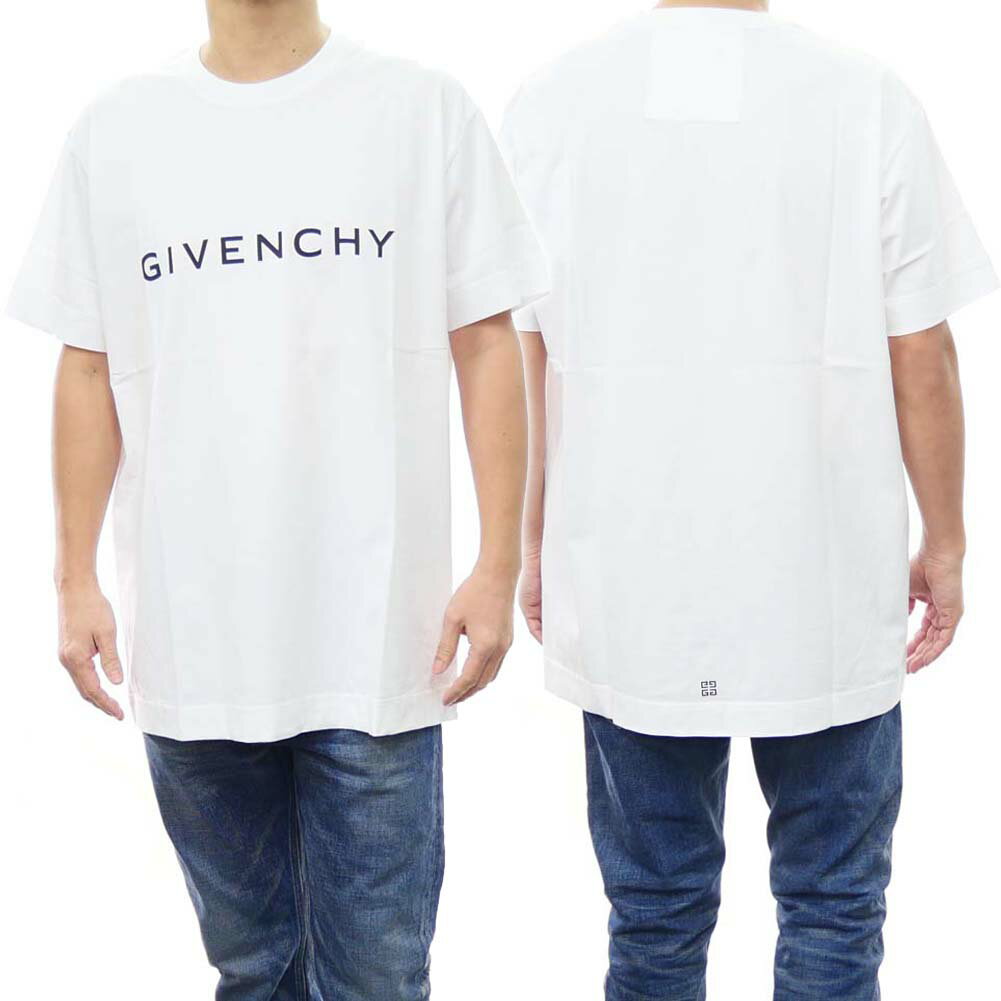 GIVENCHY ジバンシィ メンズクルーネックTシャツ BM716N3YAC ホワイト /2024春夏新作