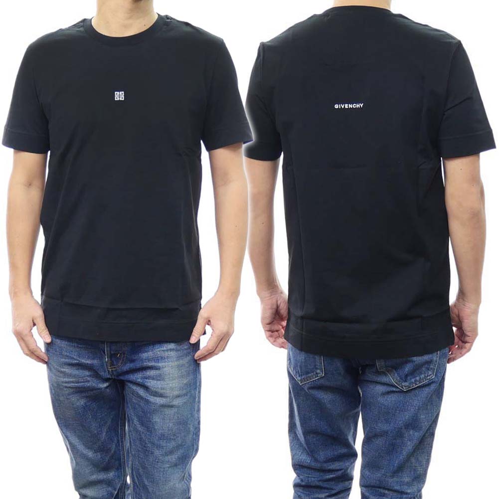 GIVENCHY ジバンシィ メンズクルーネックTシャツ BM716G3YCD ブラック /2024春夏新作