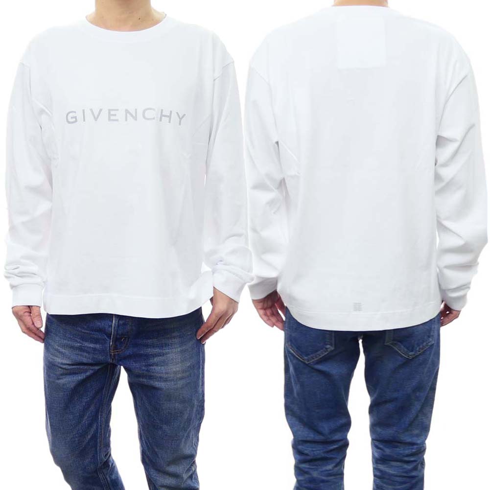 GIVENCHY ジバンシィ メンズロングTシャツ BM71KK3YJ9 ホワイト /2024春夏新作