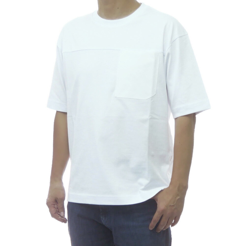 樂天商城 - HERNO ヘルノ メンズクルーネックTシャツ JG000275U 52000 ホワイト 2026春夏新作