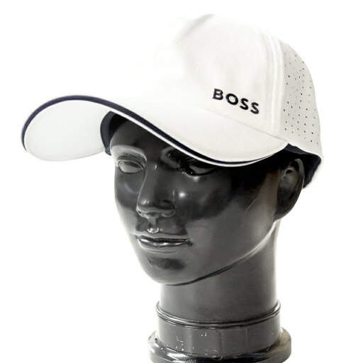 HUGO BOSS ヒューゴボス メンズキャップ 50533357 10268289 Pynn-Golf ホワイト 2025春夏新作 HUGO BOSS ヒューゴボス メンズキャップ 50533357 10268289 Pynn-Golf ホワイト 2025春夏新作