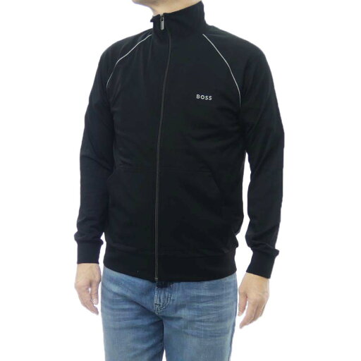 HUGO BOSS ヒューゴボス メンズジップアップスウェット 50515366 10259917 / Mix&Match Jacket Z ブラック 2025秋冬新作 HUGO BOSS ヒューゴボス メンズジップアップスウェット 50515366 10259917 / Mix&Match Jacket Z ブラック 2025秋冬新作
