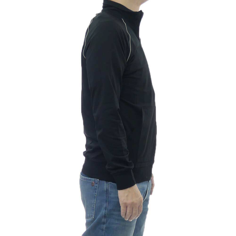 HUGO BOSS ヒューゴボス メンズジップアップスウェット 50515366 10259917 / Mix&Match Jacket Z ブラック 2025秋冬新作