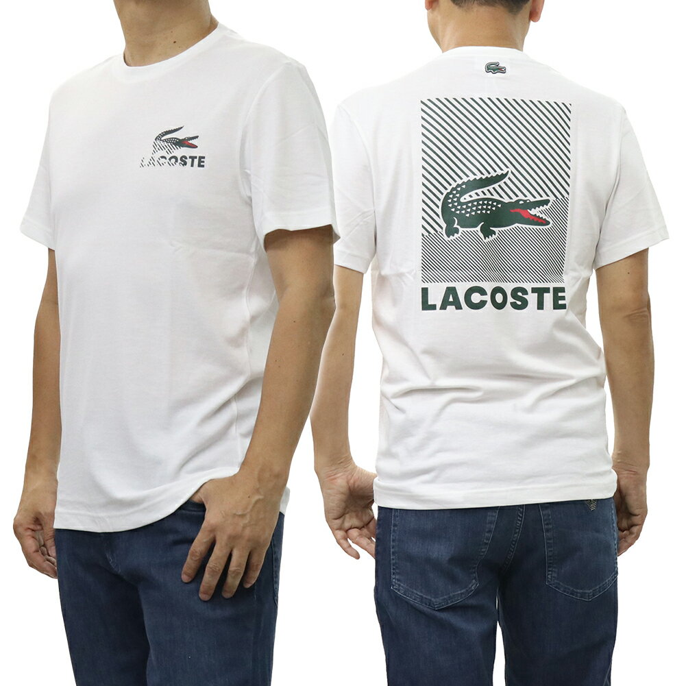 Rakuten - LACOSTE ラコステ メンズクルーネックTシャツ TH2627 ホワイト 2026春夏新作