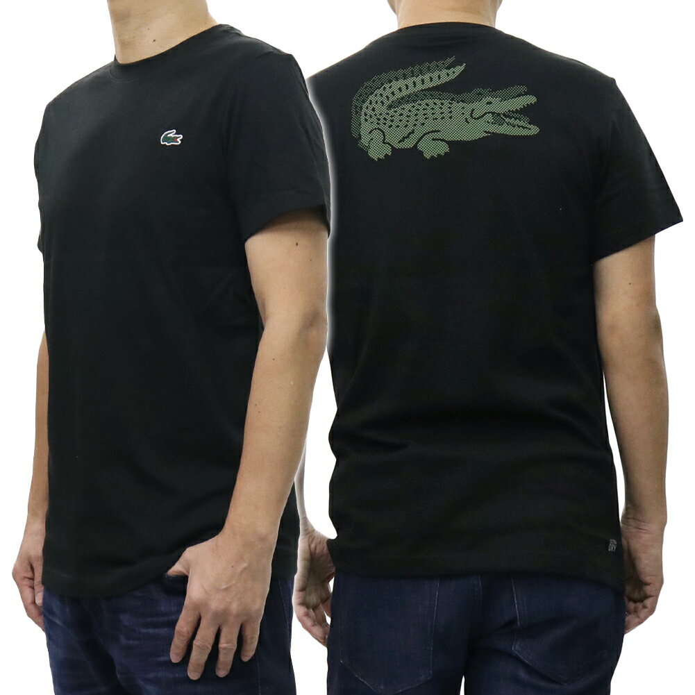 Rakuten - LACOSTE ラコステ メンズクルーネックTシャツ TH0003 ブラック 2026春夏新作