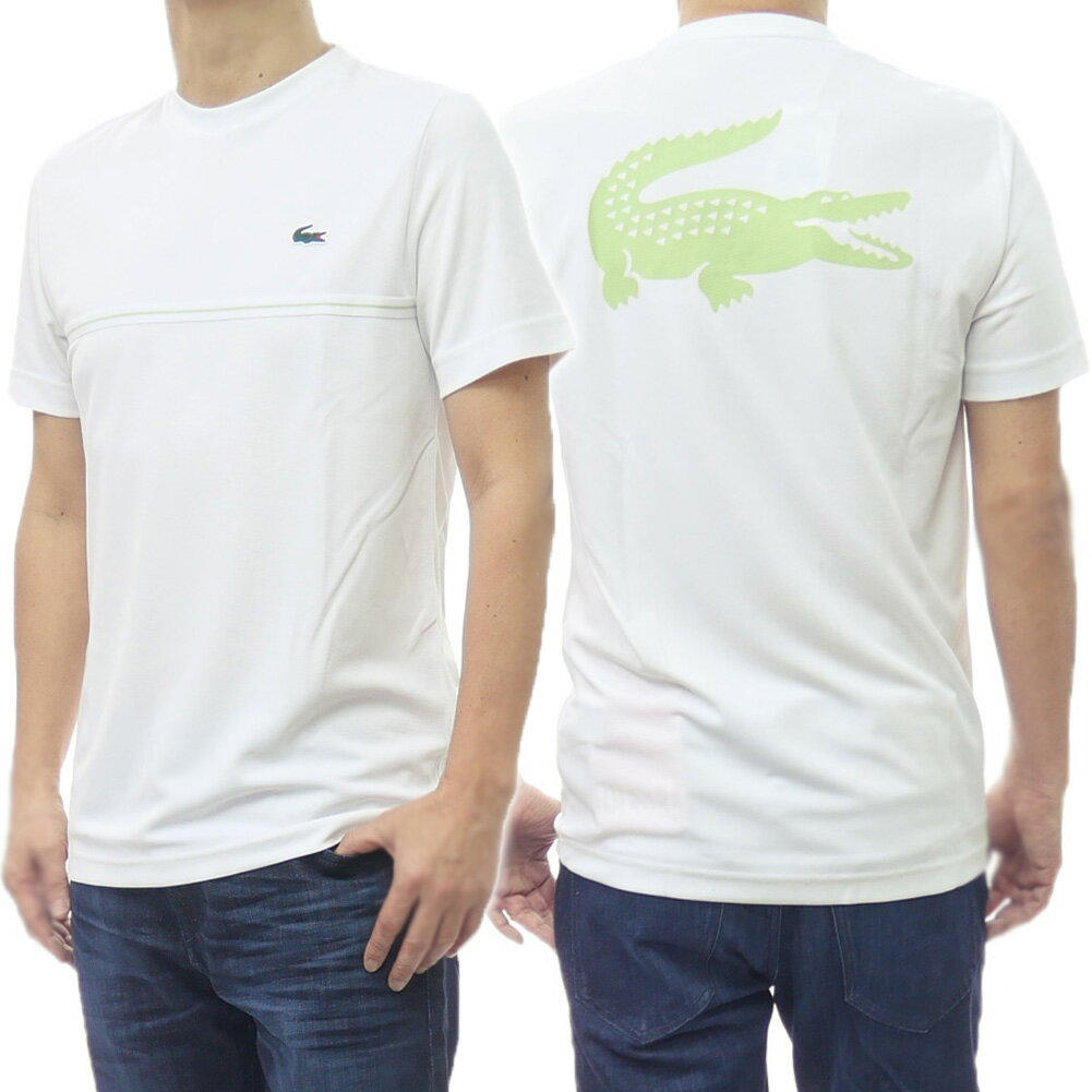 乐天商城 - LACOSTE ラコステ メンズクルーネックTシャツ TH0173 ホワイト 2026春夏新作