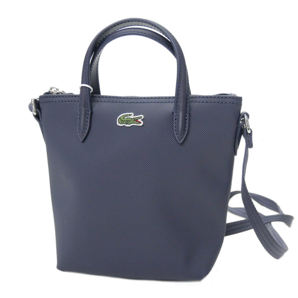 乐天商城 - LACOSTE ラコステ レディースミニトートバッグ NF2609PK ネイビー 2026春夏新作