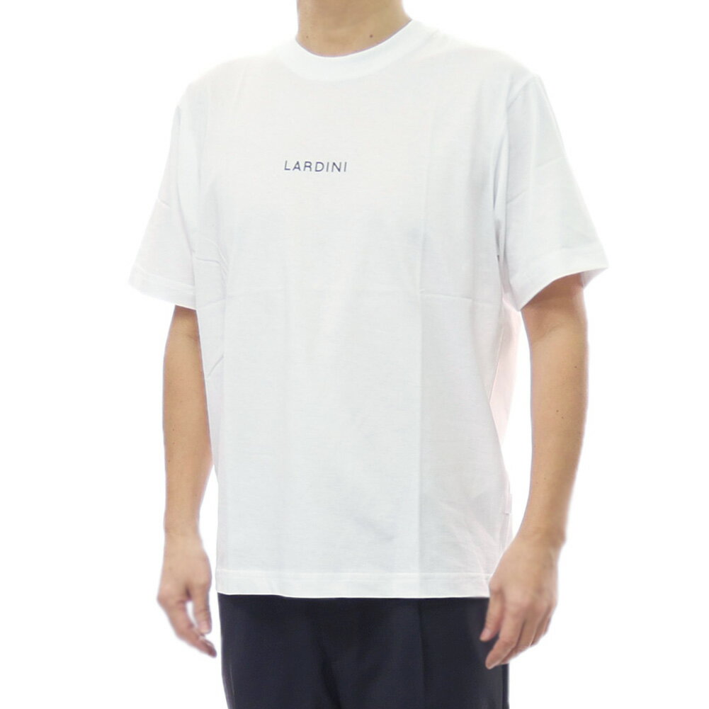 乐天商城 - LARDINI ラルディーニ メンズクルーネックTシャツ CNLTMC70 CN64052 ホワイト 2026春夏新作