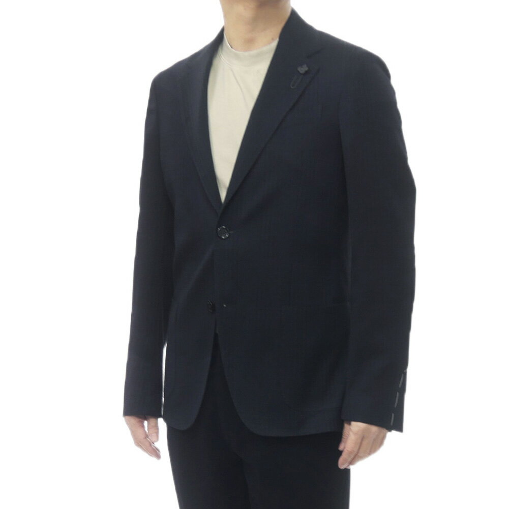 乐天商城 - LARDINI ラルディーニ メンズシングル2Bジャケット CN6202Q PAIF66515 ダークネイビー 2026春夏新作