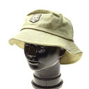MAISON KITSUNE メゾンキツネ メンズ バケットハット MM06114 WW0096 BOLD FOX HEAD BUCKET HAT ライトグリー...