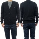 MAISON KITSUNE メゾンキツネ メンズ ニットカーディガン MM00509KT1036 TONAL FOX HEAD PATCH CARDIGAN ...
