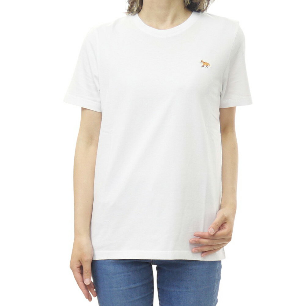 Rakuten - MAISON KITSUNE メゾンキツネ レディースクルーネックTシャツ PW00115KJ7026 / BABY FOX REGULAR TEE-SHIRT ホワイト 2026春夏新作