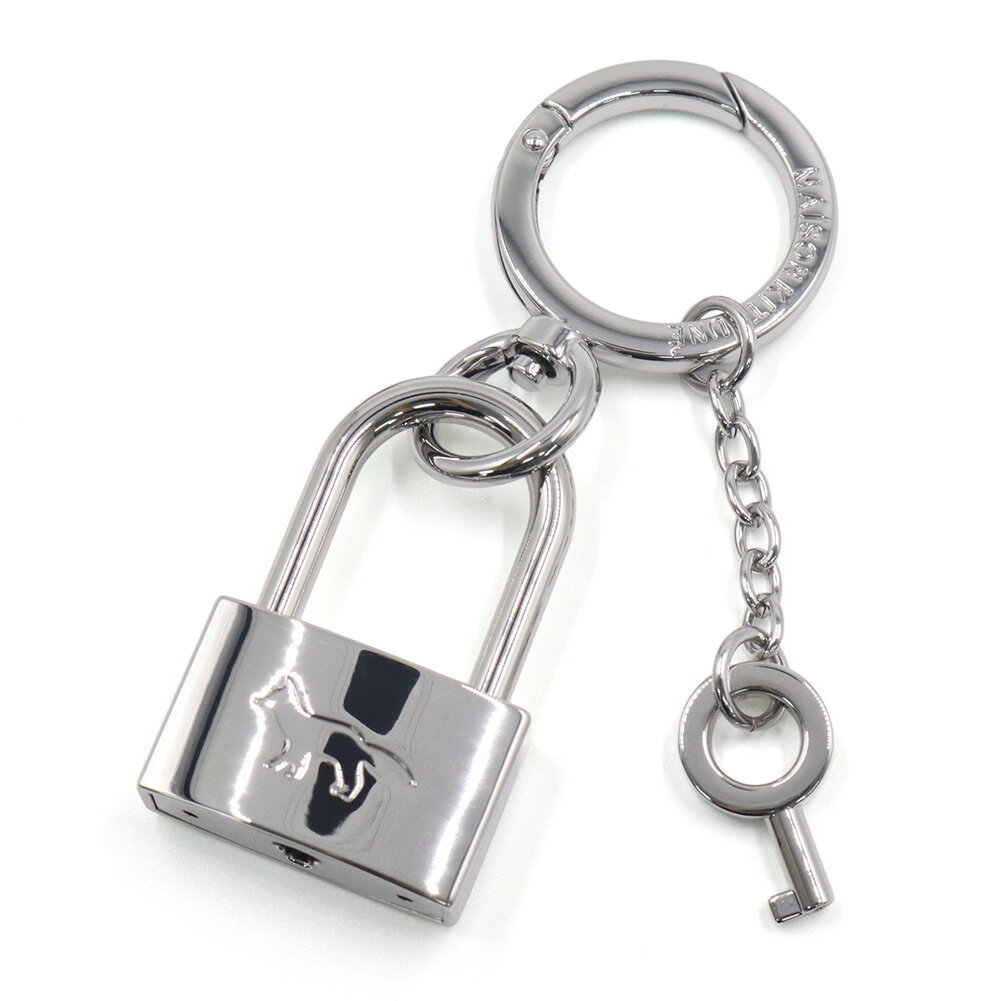 乐天商城 - MAISON KITSUNE メゾンキツネ キーリング/キーホルダー QU06903AM1002 / PADLOCK CHARM シルバー 2026春夏新作