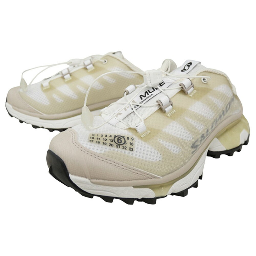 乐天商城 - MM6 MM6 x Salomon エムエムシックス レディーススニーカー S59WS0240 P8163 MM6 x SALOMON XT MULE 4 ホワイト×グリーン