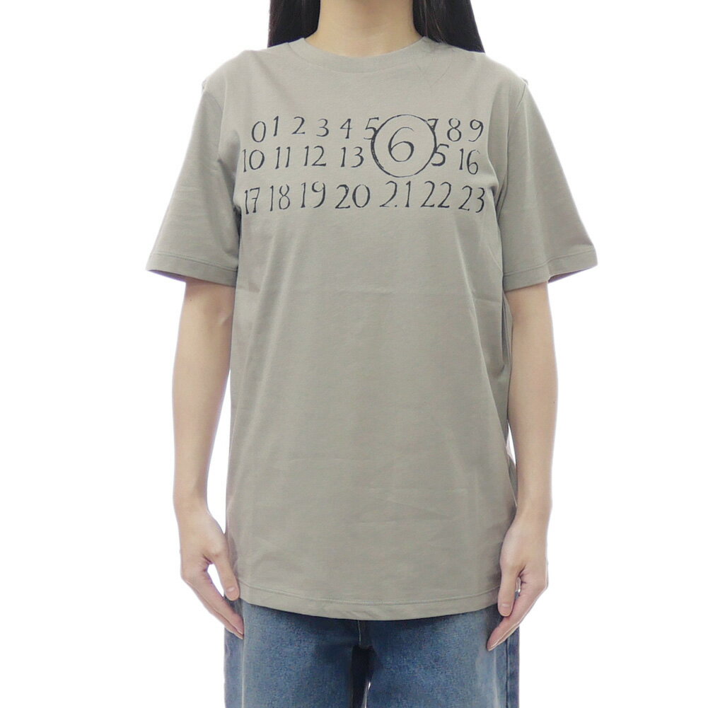 Rakuten - MM6 エムエムシックス キッズ レディースクルーネックTシャツ M61020 MM02Y グレー 2026春夏新作