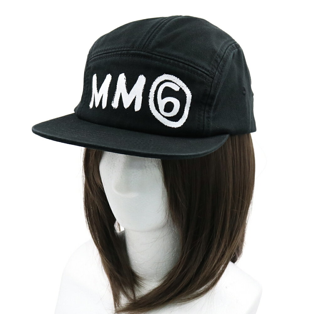 樂天商城 - MM6 エムエムシックス キッズ レディースキャップ M61031 MM05S ブラック 2026春夏新作