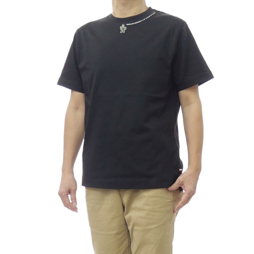樂天商城 - MONCLER モンクレール メンズクルーネックTシャツ 8C00020 89AZ9 ブラック 2026春夏新作