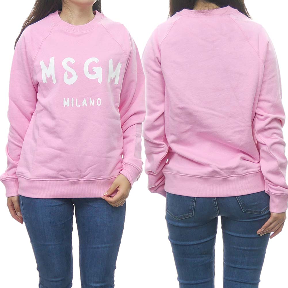 楽天市場】MSGM（カラーピンク）（スウェット・トレーナー｜トップス