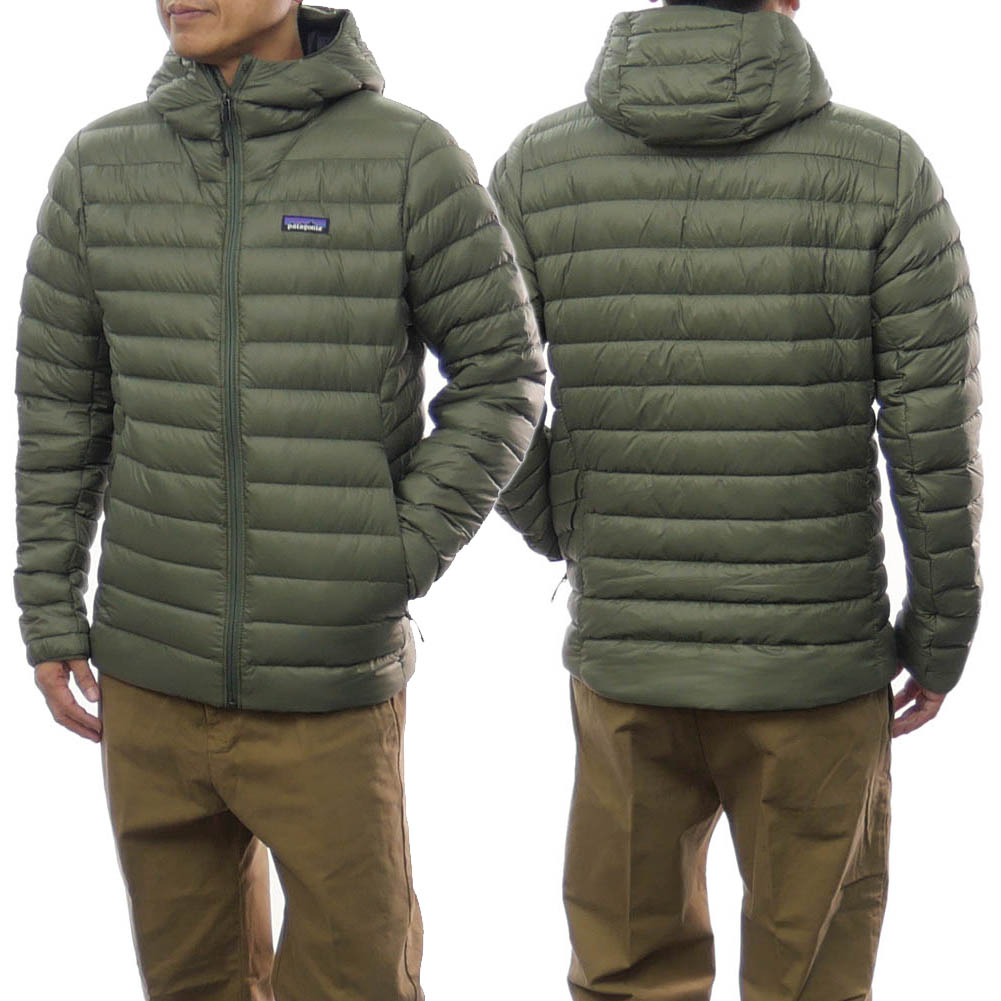 PATAGONIA パタゴニア メンズダウンブルゾン 84702/MEN’S DOWN SWEATER HOODY（メンズダウンセーターフーディ） BSNG グリーン