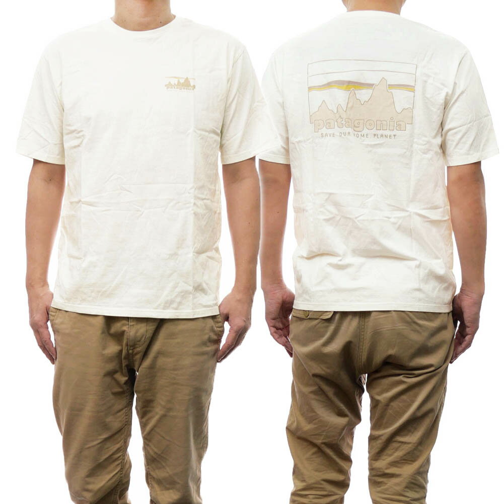 楽天BIVLABOPATAGONIA パタゴニア メンズクルーネックTシャツ 37534/M’S 73 SKYLINE ORGANIC T-SHIRT BCW オフホワイト /2024春夏新作