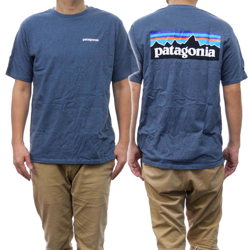 PATAGONIA パタゴニア メンズクルーネックTシャツ 38504/M’S P-6 LOGO RESPONSIBILI-TEE UTB ブルー /2024春夏新作