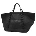 パタゴニア　マザーズバッグ PATAGONIA パタゴニア トートバッグ 49276/BLACK HOLE GEAR TOTE 61L（ブラックホールギアトート） BLK ブラック/2024春夏新作