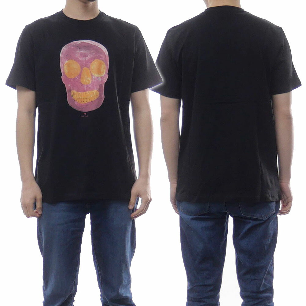 ポールスミス PS PAUL SMITH ポールスミス メンズクルーネックTシャツ M2R 011R HP3181 ブラック