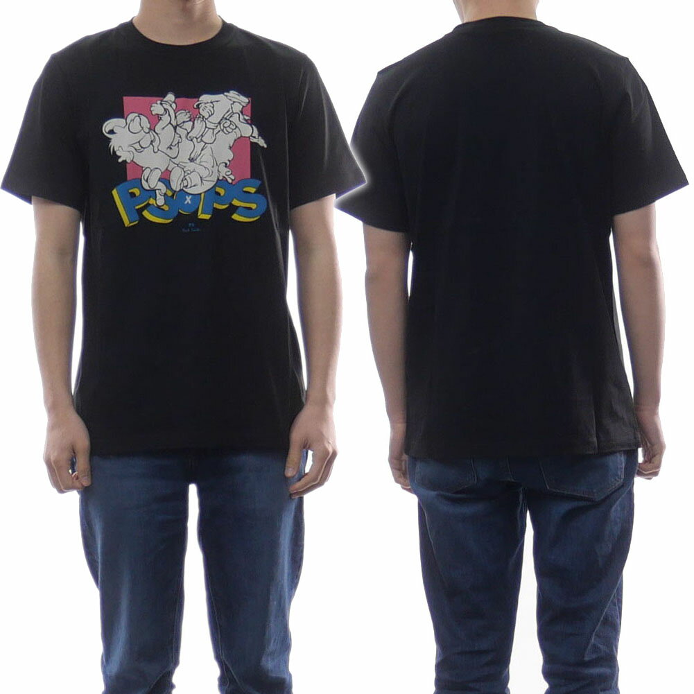 ポールスミス PS PAUL SMITH ポールスミス メンズクルーネックTシャツ M2R 011R HP3183 ブラック