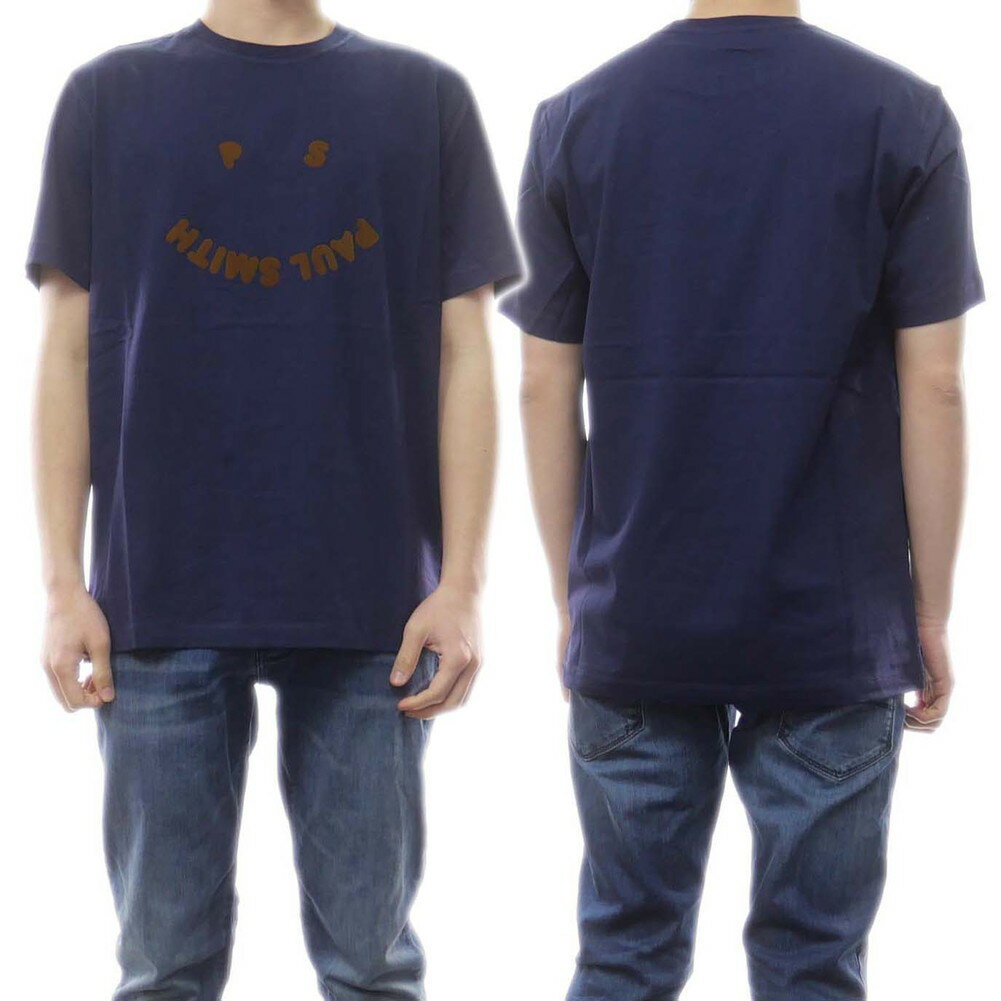 ポールスミス PS PAUL SMITH ポールスミス メンズクルーネックTシャツ M2R 226T HP2471 ダークネイビー