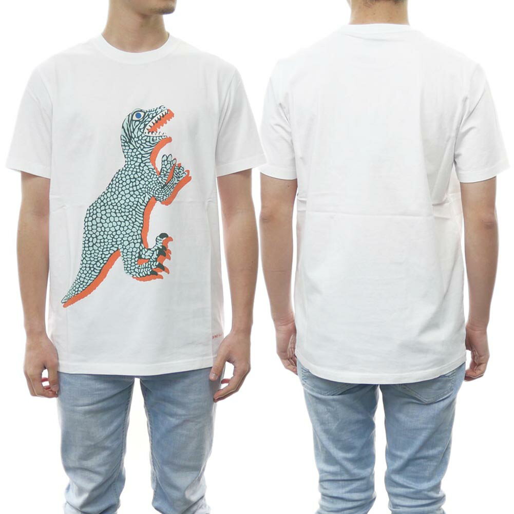 ポール・スミス PS PAUL SMITH ポールスミス メンズクルーネックTシャツ M2R 011R KP3634 ホワイト