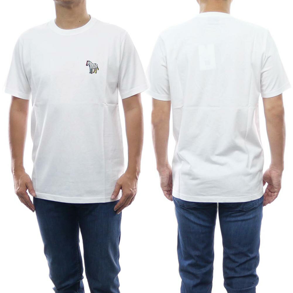 PS PAUL SMITH ポールスミス メンズクルーネックTシャツ M2R 011R KP3824 ホワイト