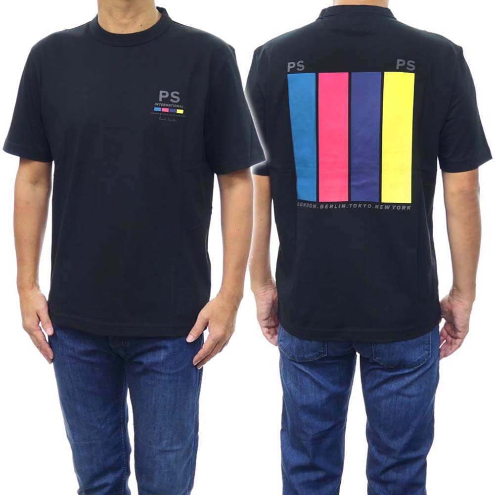 PS PAUL SMITH ポールスミス メンズクルーネックTシャツ M2R 220X LP4044 ブラック