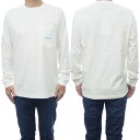 ポールスミス PS PAUL SMITH ポールスミス メンズクルーネックロングTシャツ M2R 349YE L21154 ホワイト