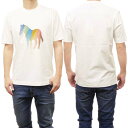 PS PAUL SMITH ポールスミス メンズクルーネックTシャツ M2R 675Y MP4433 オフホワイト /2024春夏新作