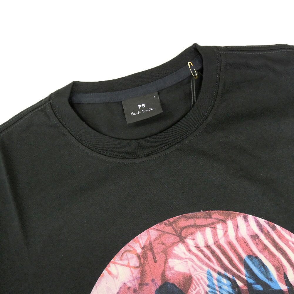 PS PAUL SMITH ポールスミス メンズ クルーネックTシャツ M2R 011R NP4690 ブラック