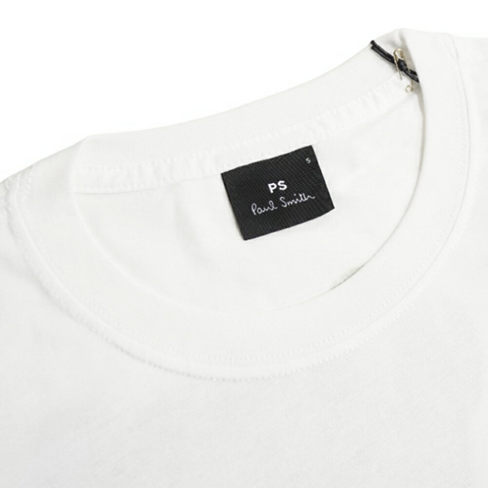 PS PAUL SMITH ポールスミス メンズ クルーネックTシャツ M2R 011R NP4694 ホワイト