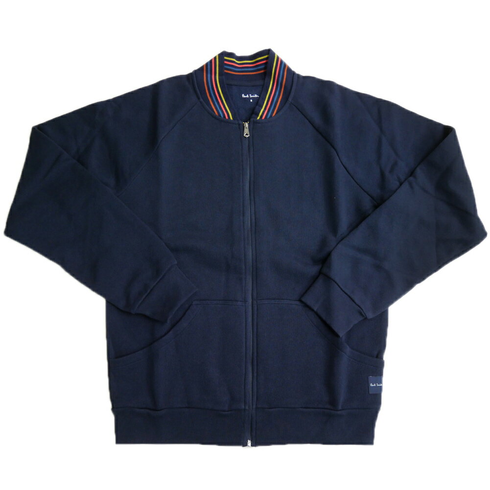 PAUL SMITH ポールスミス メンズ ジップアップ スウェット M1R 540M AU8078 ネイビー