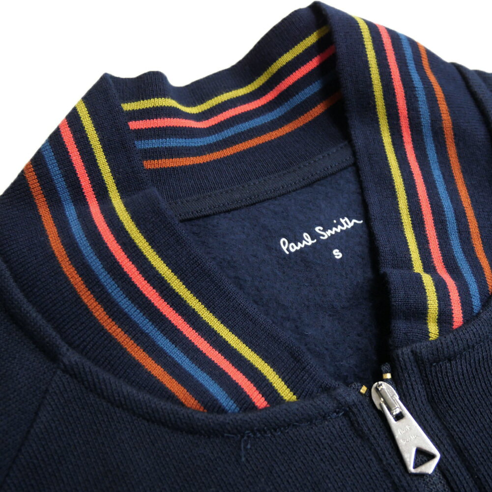 PAUL SMITH ポールスミス メンズ ジップアップ スウェット M1R 540M AU8078 ネイビー