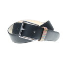 PAUL SMITH ポールスミス メンズレザーベルト M1A 4950 BMULKE ブラック /定番人気商品