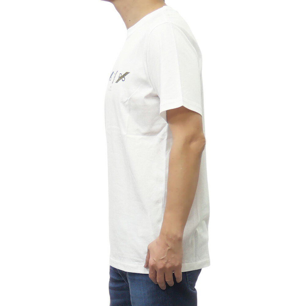 PS PAUL SMITH ポールスミス メンズクルーネックTシャツ M2R 011R PP5082 ホワイト