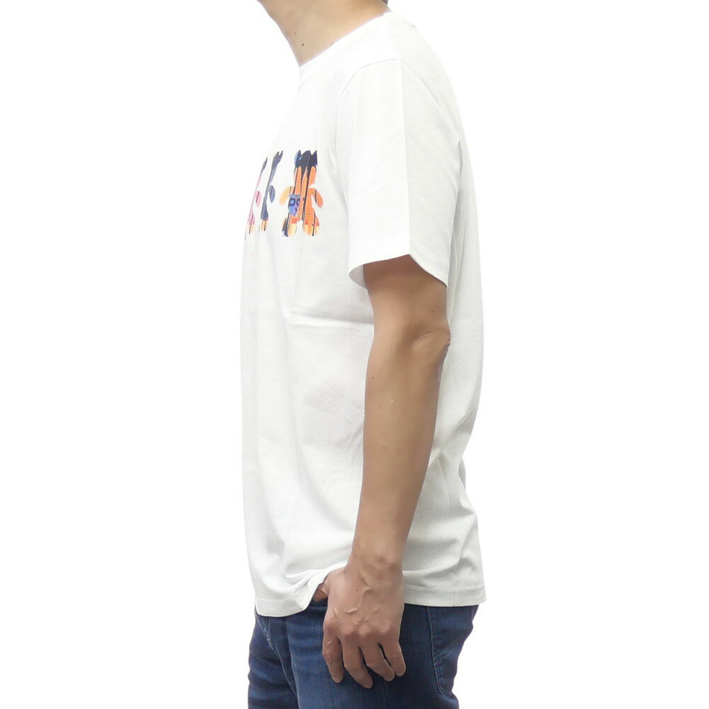 PS PAUL SMITH ポールスミス メンズクルーネックTシャツ M2R 011R PP5131 ホワイト