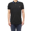 PAUL SMITH ポールスミス メンズ鹿の子ポロシャツ M2R 151LE P21511 ブラック 2025春夏新作(4)