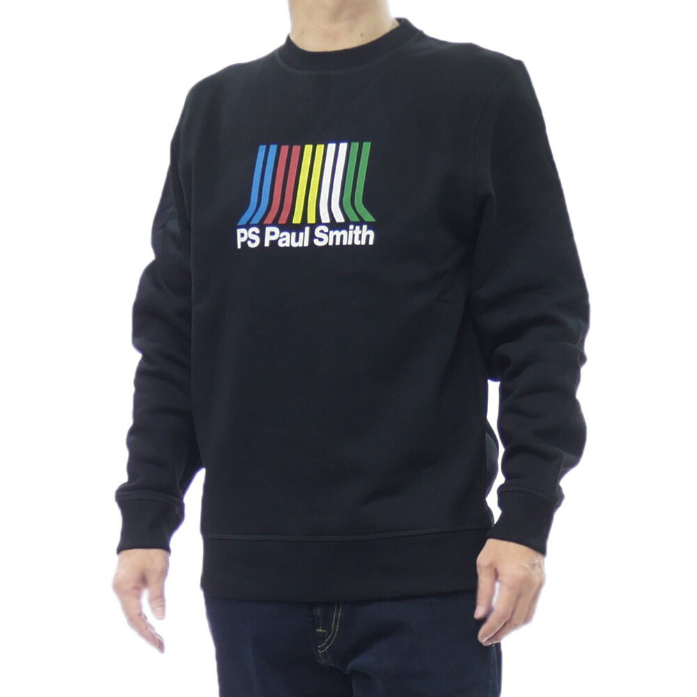乐天商城 - PS PAUL SMITH ポールスミス メンズトレーナー M2R 191Z TP5408 ブラック