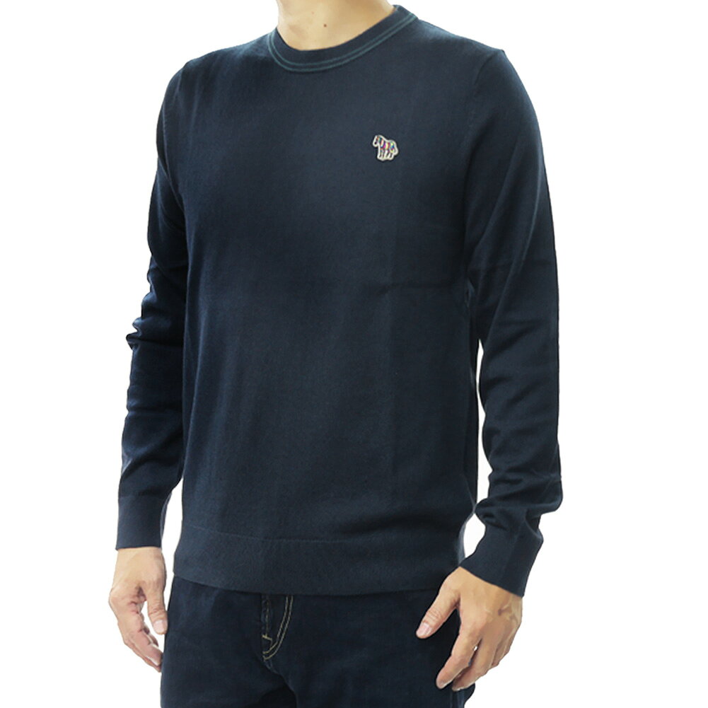 PS PAUL SMITH ポールスミス メンズクルーネックニット セーター M2R 530XZ N22226 ネイビー