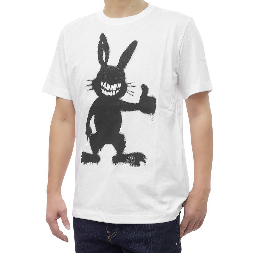 樂天商城 - PS PAUL SMITH ポールスミス メンズクルーネックTシャツ M2R 011R VP5622 ホワイト 2026春夏新作