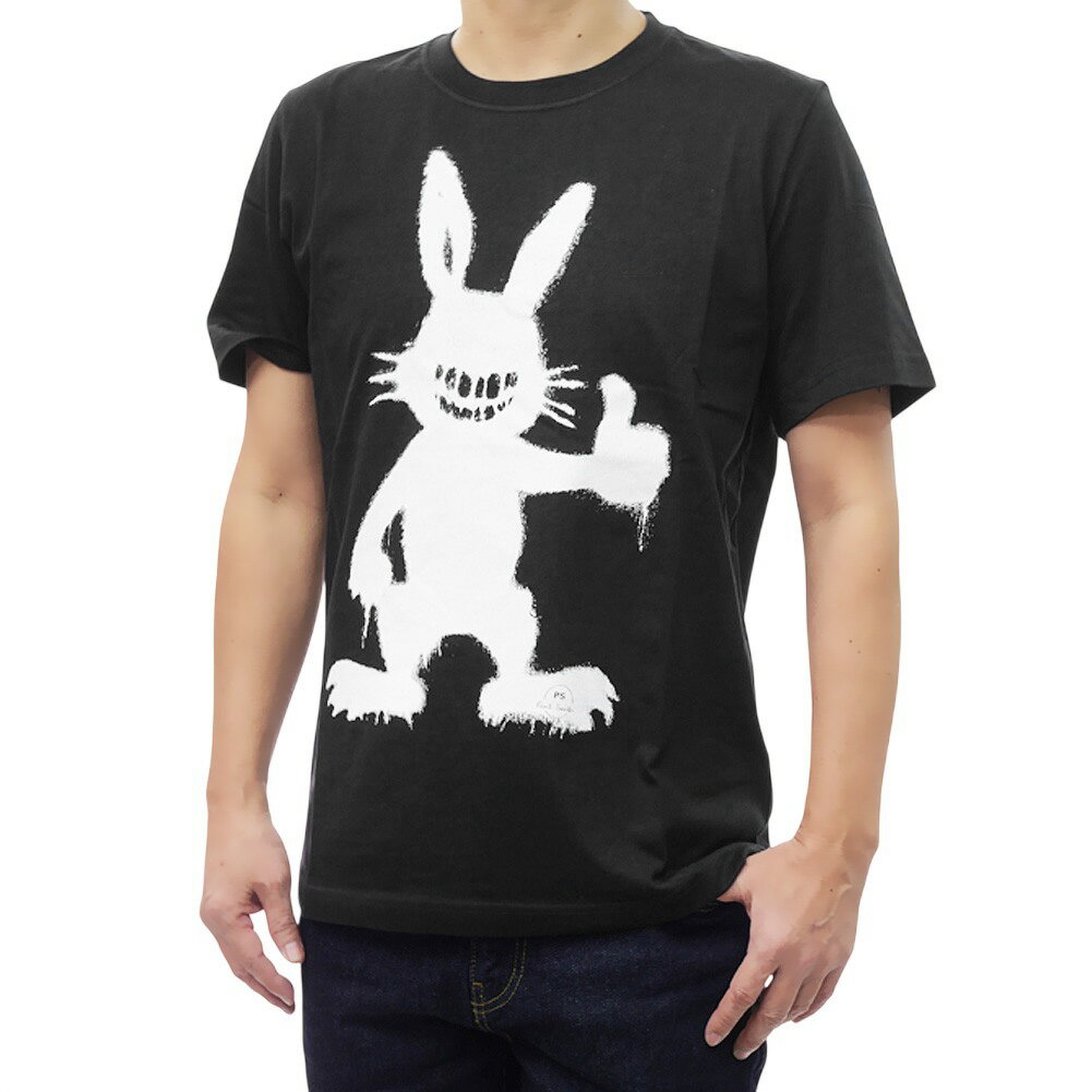 乐天商城 - PS PAUL SMITH ポールスミス メンズクルーネックTシャツ M2R 011R VP5622 ブラック 2026春夏新作